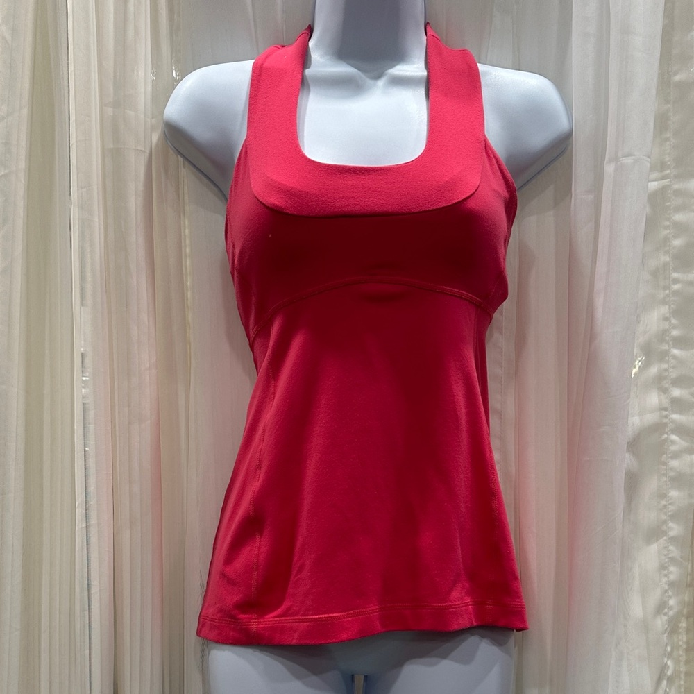 #123 Lululemon Athletica Vibrant Pink Tank Top